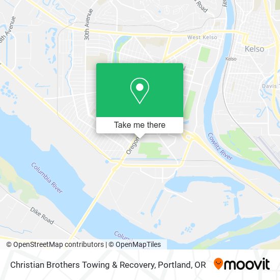 Christian Brothers Towing & Recovery map