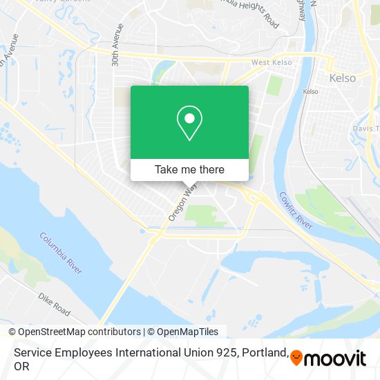 Mapa de Service Employees International Union 925