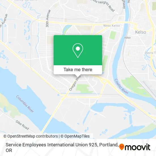 Mapa de Service Employees International Union 925