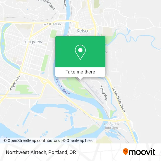 Northwest Airtech map
