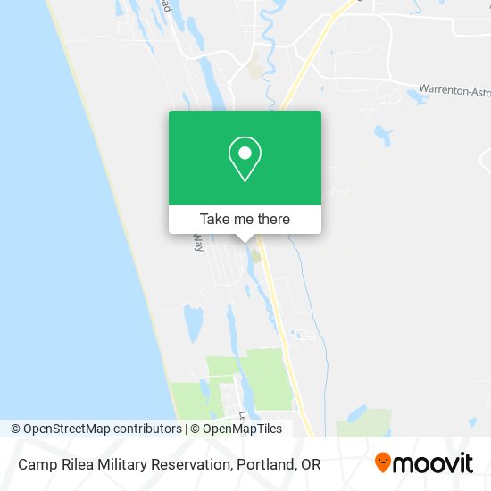 Camp Rilea Military Reservation map