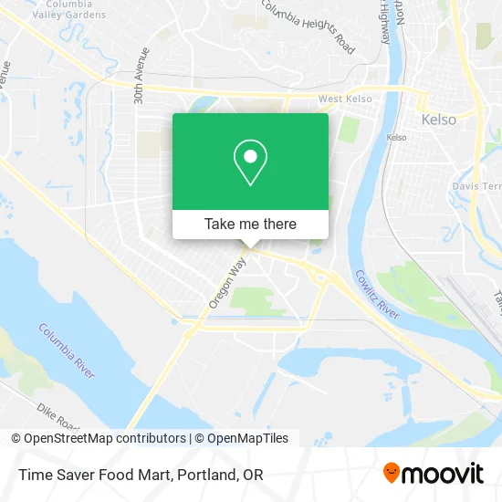 Mapa de Time Saver Food Mart