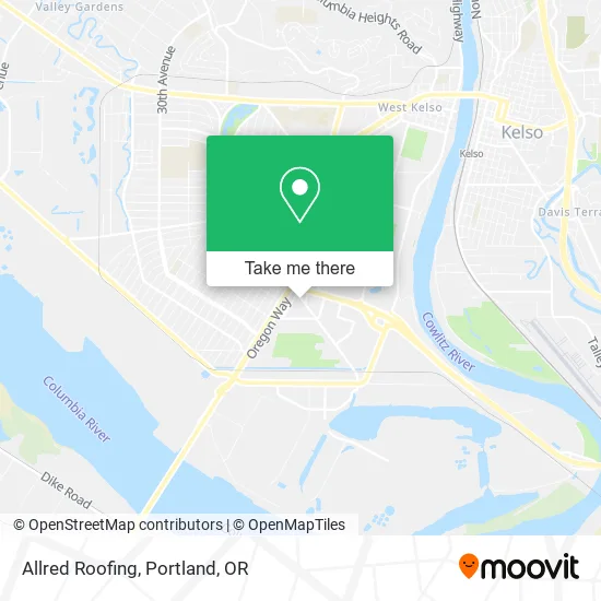 Mapa de Allred Roofing