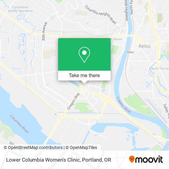 Mapa de Lower Columbia Women's Clinic