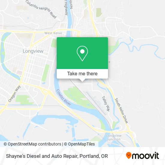 Mapa de Shayne's Diesel and Auto Repair