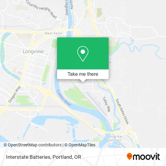 Interstate Batteries map
