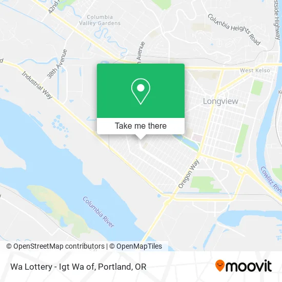 Mapa de Wa Lottery - Igt Wa of