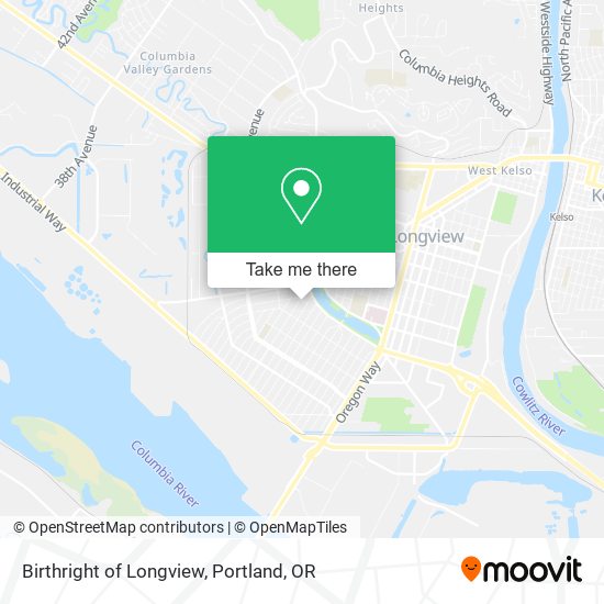 Birthright of Longview map