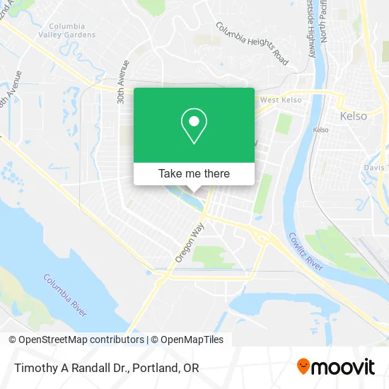 Timothy A Randall Dr. map