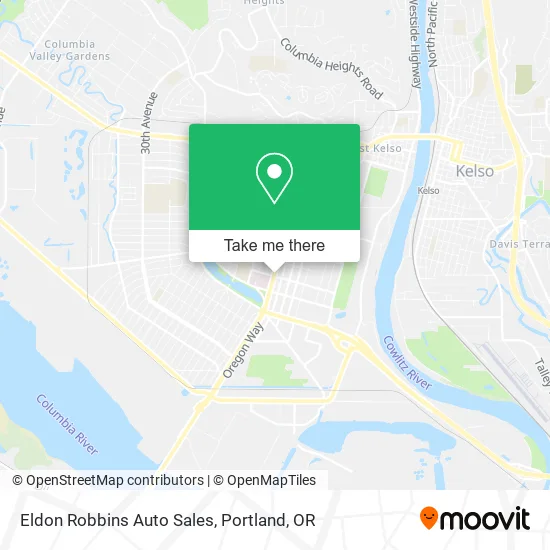 Eldon Robbins Auto Sales map