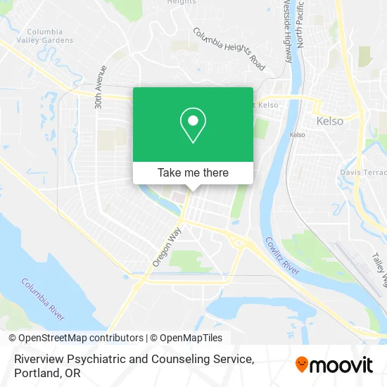 Riverview Psychiatric and Counseling Service map