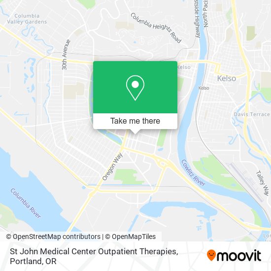 St John Medical Center Outpatient Therapies map