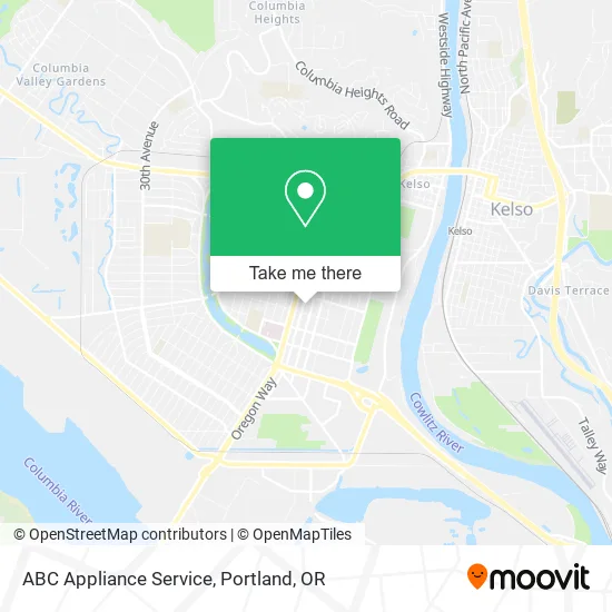 ABC Appliance Service map