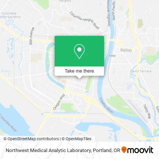 Northwest Medical Analytic Laboratory map