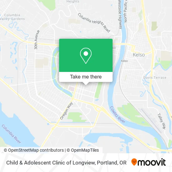 Child & Adolescent Clinic of Longview map