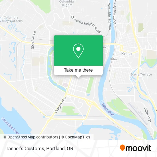 Mapa de Tanner's Customs