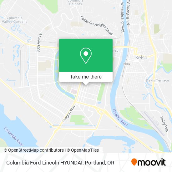 Mapa de Columbia Ford Lincoln HYUNDAI