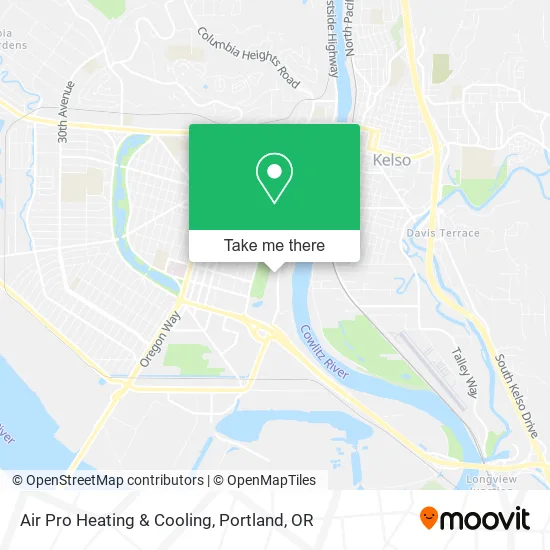 Mapa de Air Pro Heating & Cooling