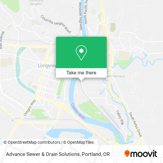 Advance Sewer & Drain Solutions map
