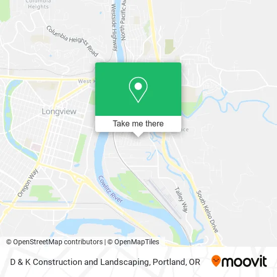 D & K Construction and Landscaping map
