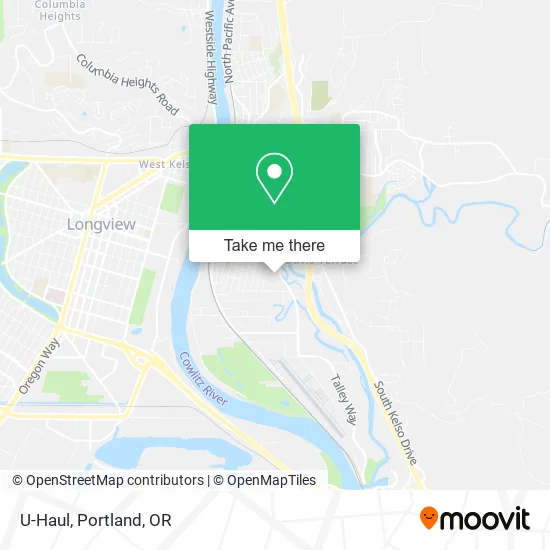 U-Haul map