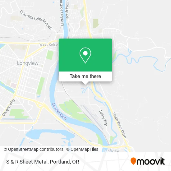 S & R Sheet Metal map