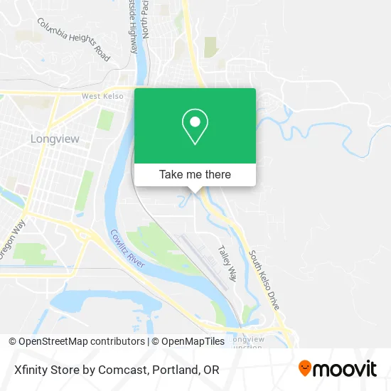 Mapa de Xfinity Store by Comcast