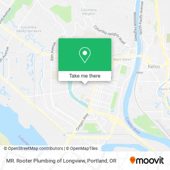 MR. Rooter Plumbing of Longview map