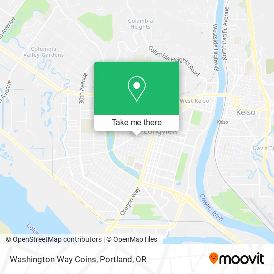 Mapa de Washington Way Coins