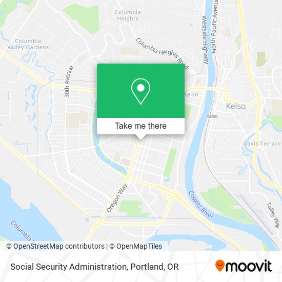 Mapa de Social Security Administration