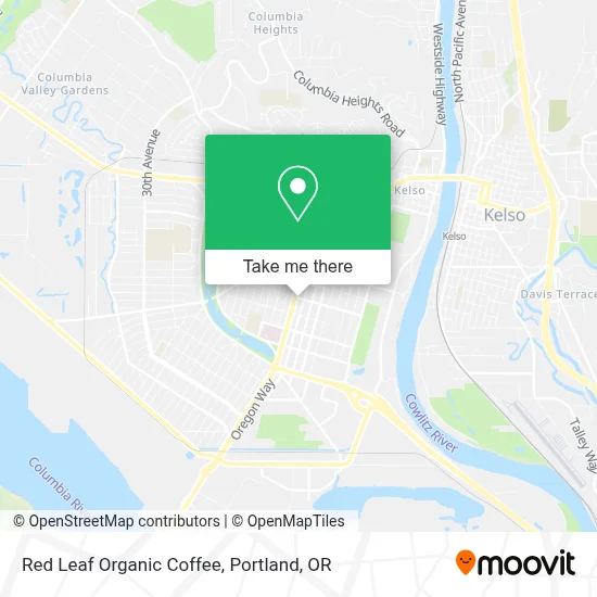 Red Leaf Organic Coffee map