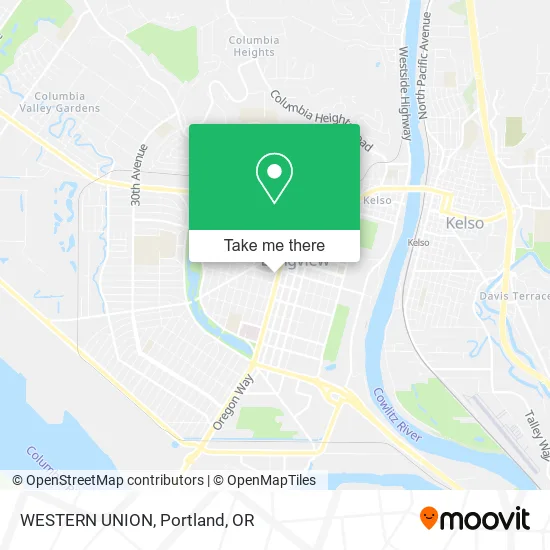 WESTERN UNION map