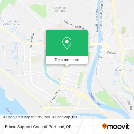 Ethnic Support Council map