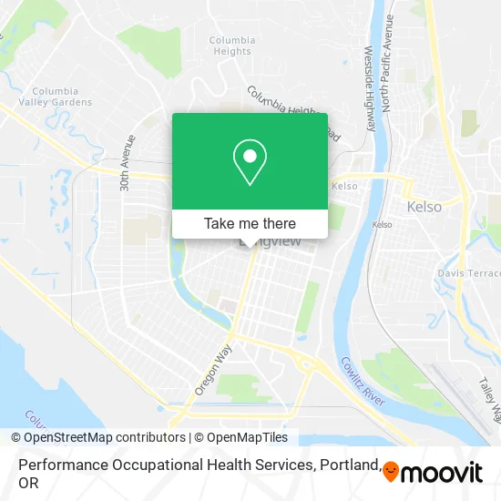 Performance Occupational Health Services map