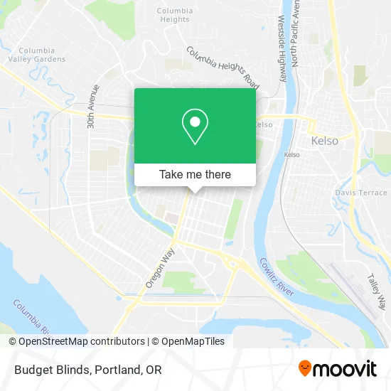Mapa de Budget Blinds