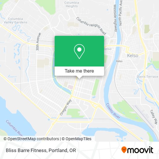 Mapa de Bliss Barre Fitness
