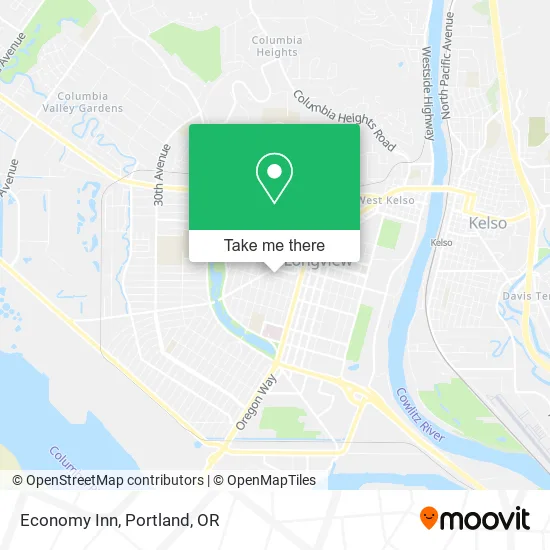 Mapa de Economy Inn