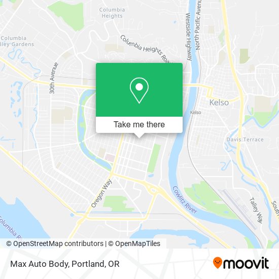 Max Auto Body map