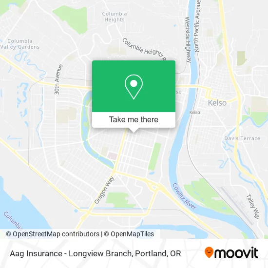 Aag Insurance - Longview Branch map