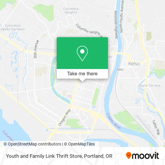 Youth and Family Link Thrift Store map