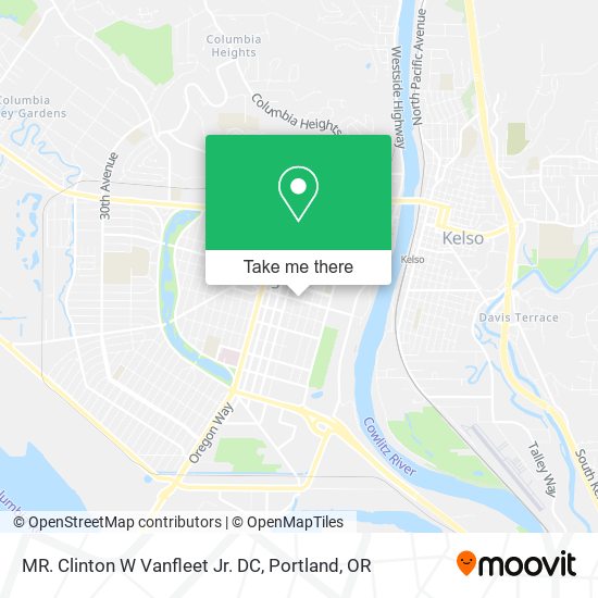 MR. Clinton W Vanfleet Jr. DC map