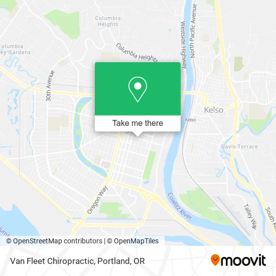Mapa de Van Fleet Chiropractic