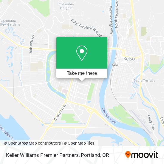 Keller Williams Premier Partners map