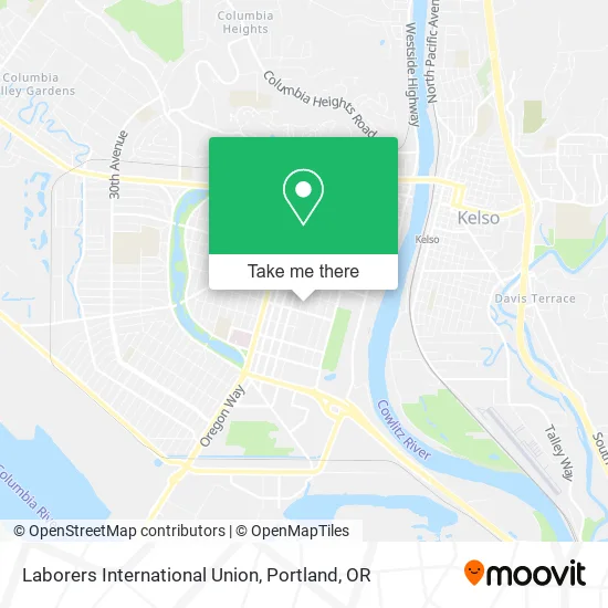 Laborers International Union map