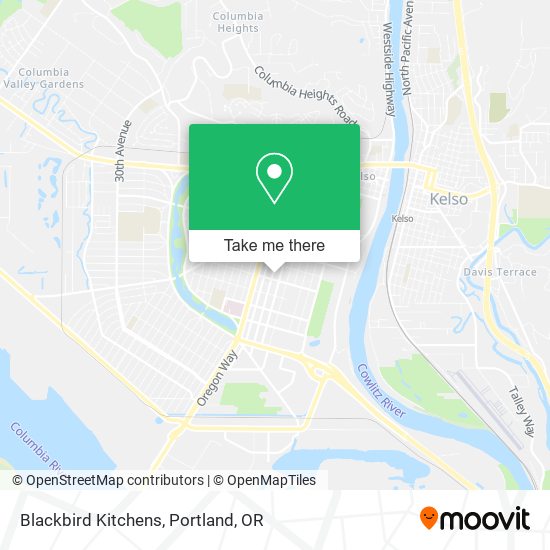 Blackbird Kitchens map