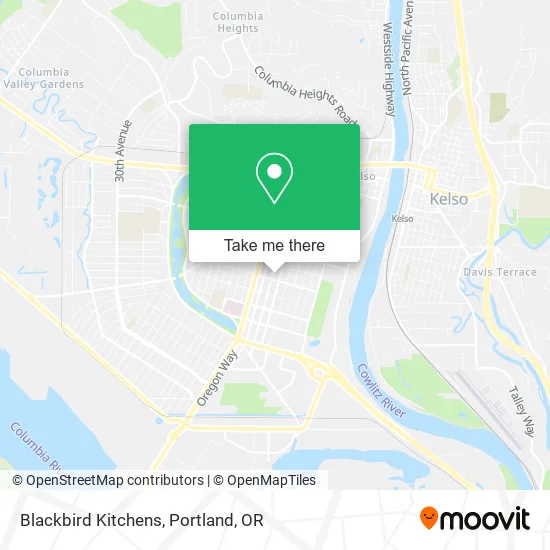 Blackbird Kitchens map