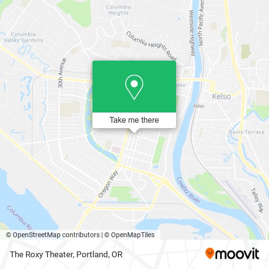 The Roxy Theater map