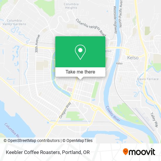 Keebler Coffee Roasters map