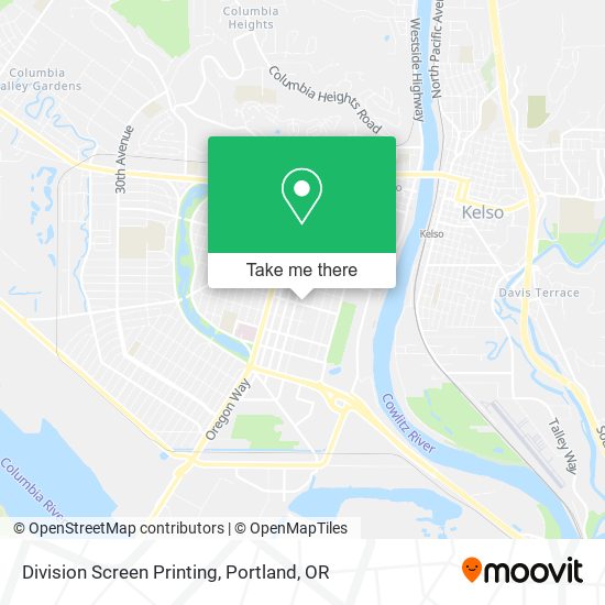 Division Screen Printing map