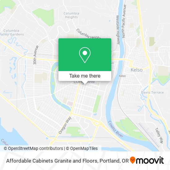 Mapa de Affordable Cabinets Granite and Floors